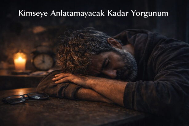 Kimseye Anlatamayacak Kadar Yorgunum